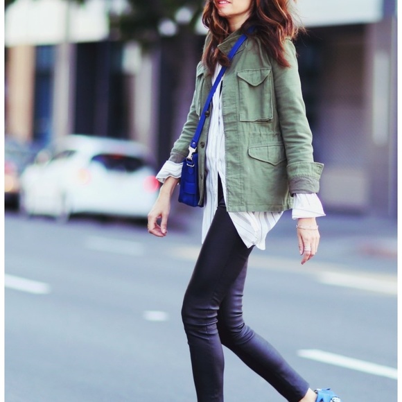 ZARA army green Utility Jacket - Picture 2 of 8